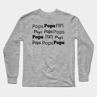 Pops Themed Design Long Sleeve T-Shirt